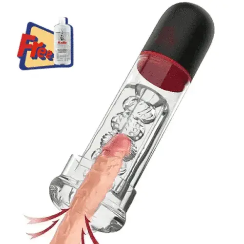 Buyging™ S-Hande 9 Vibrating 3 Sucking Penis Enlargement Pump