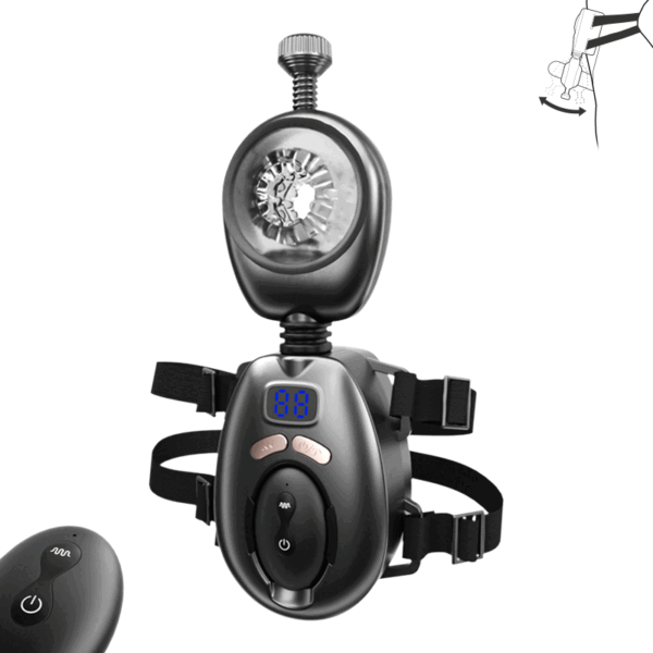 Wearable Automatic 9 Swinging 9 Vibrating Male Masturbator