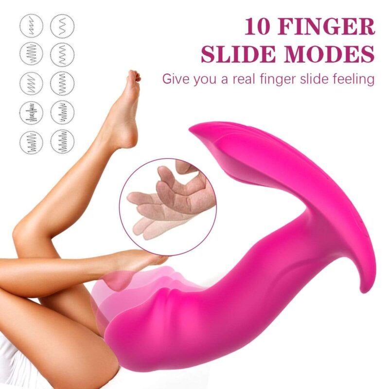 Remote Control 10 Vibrating Intelligent Heating Wearable Vibrator - Image 5