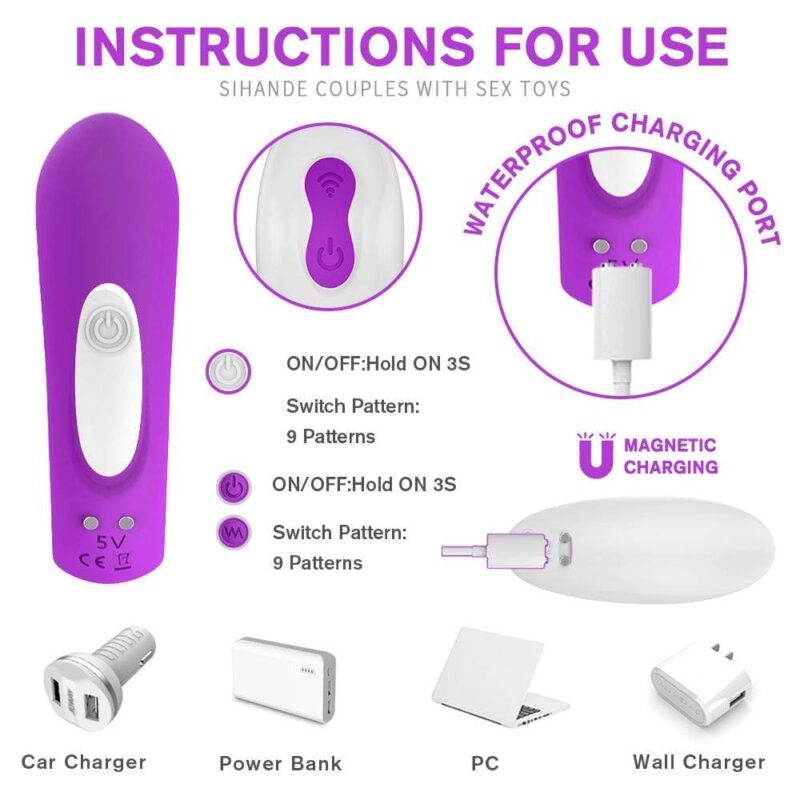 Wireless Remote Control Double-ended Vibrator For Single Or Couples - Image 5