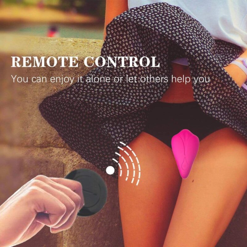 Remote Control 10 Vibrating Intelligent Heating Wearable Vibrator - Image 2