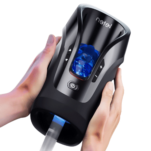 LETEN Cannon King Mini 3D Fleshy Telescopic Vibrating Automatic Masturbator