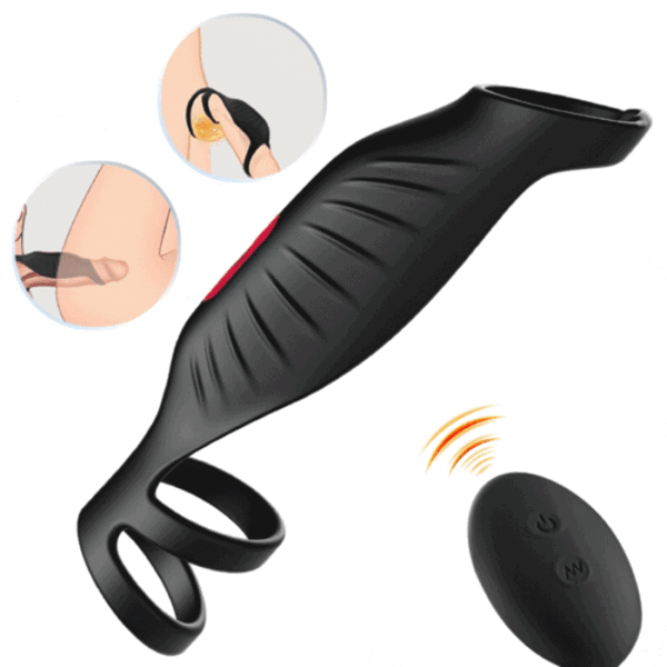 Pleasure Fusion Pro 9 Vibration Modes Efficient&Flexible Cock Ring