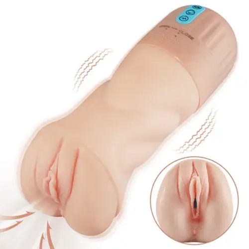 Buyging™ OLIVER 5 Sucking 10 Vibrating Simulated Vagina Masturbator and Pussy Pocket