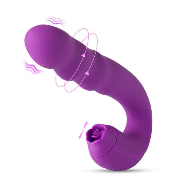G Spot Vibrator With Rotating Head & Tongue Vibrator
