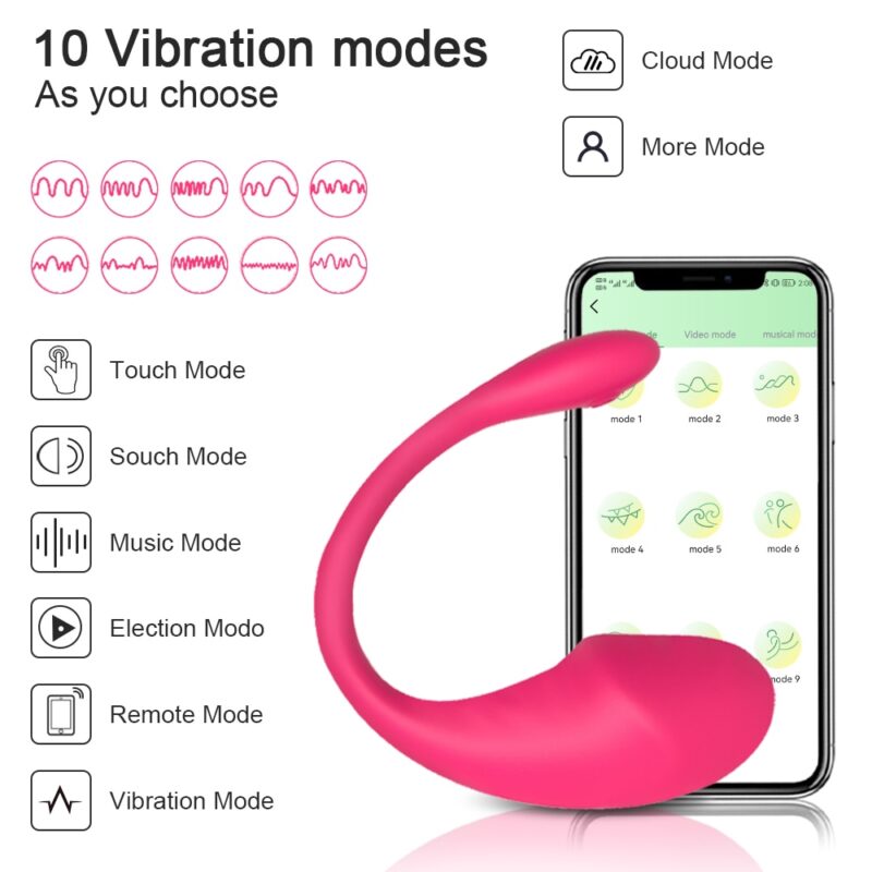 Low Noise APP Control Wearable Vibrating Egg Clit Female Panties - Image 3