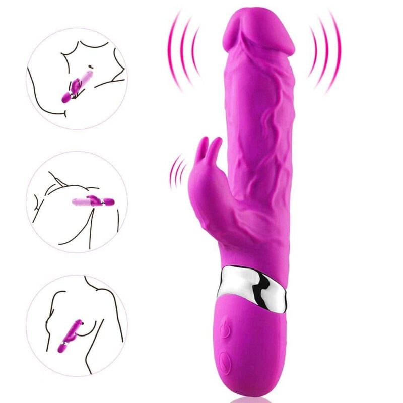 Dual Heads Rabbit Vibrator - Image 2