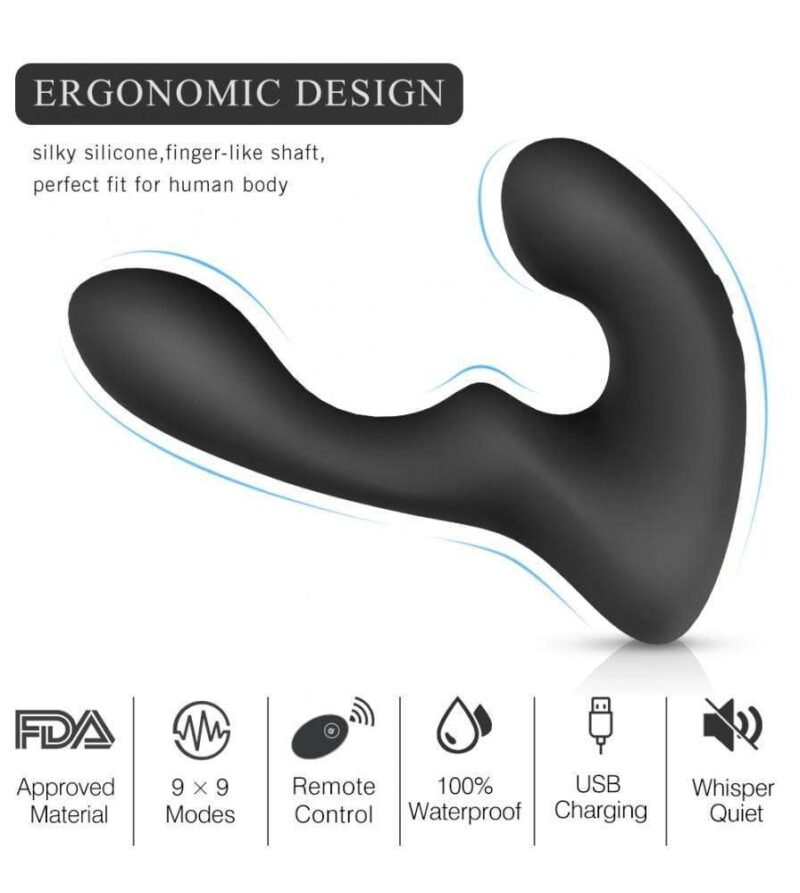 9 Vibrating Double Motor 30° Wave-Motion Prostate Massager - Image 4