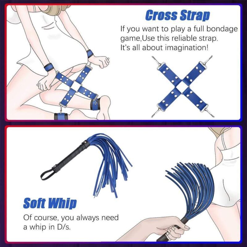 11-Piece Set Bondage Kit BDSM Toy - Image 6