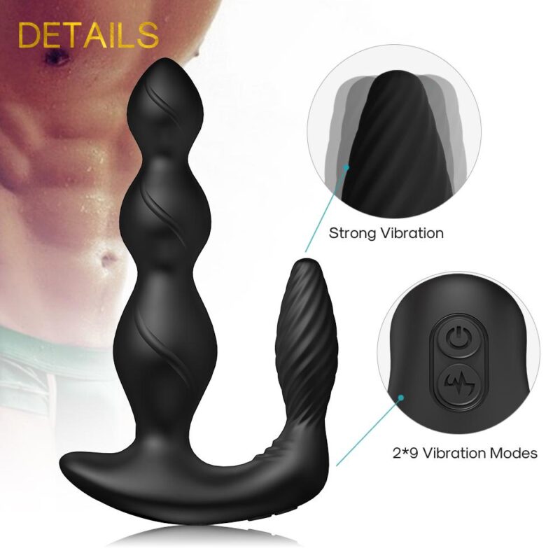Hey heart pull beads Butt Plug - Image 2