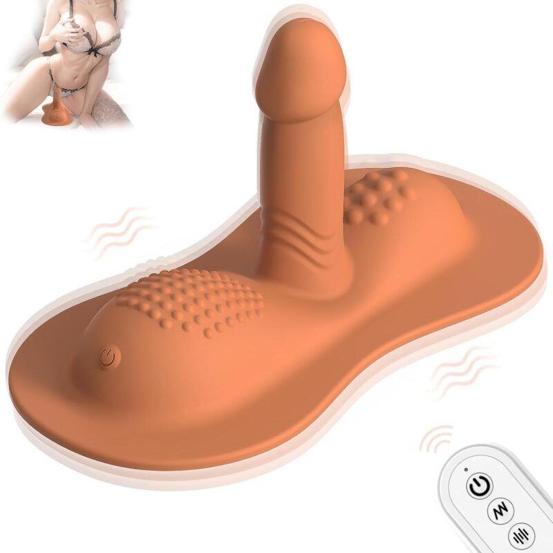 10 Vibration Modes Sit and Ride Vibrator Clit Anal G-spot Double Stimulator - Image 2