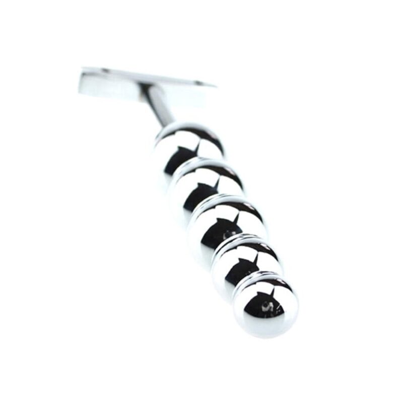 T-Handle Metal Anal Beads Butt Plug - Image 5