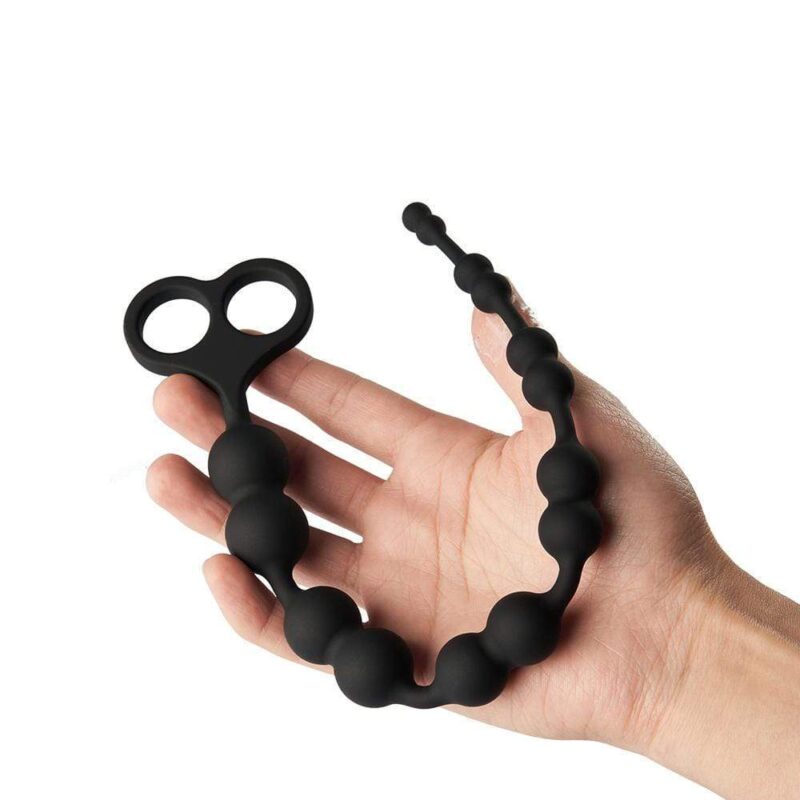 Silicone Flexible Anal Beads - Image 3