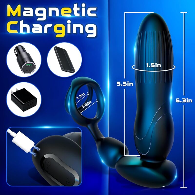 Prostate Massager with 3 Thrusting Expanding & 9 Vibration Modes - Image 8