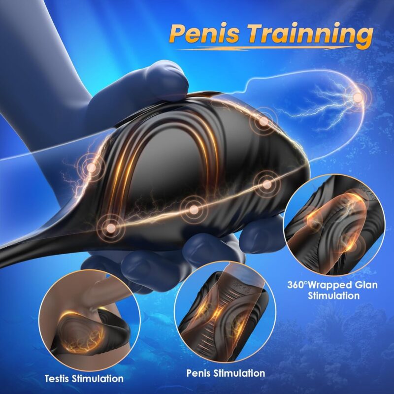 Dual Motor 9+9 Vibrator Anal Dildo Beads Prostate Massager & Penis Training Sit Ride Perineum Clitoral Stimulator - Image 6