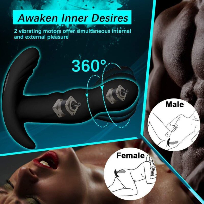 360° Rotating Vibrating Prostate Massager - Image 2