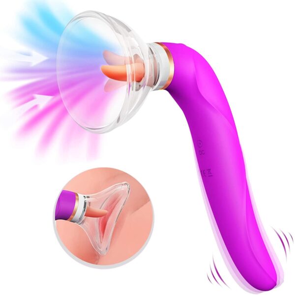 5 Licking 10 Vibrating Tongue Licking Toy