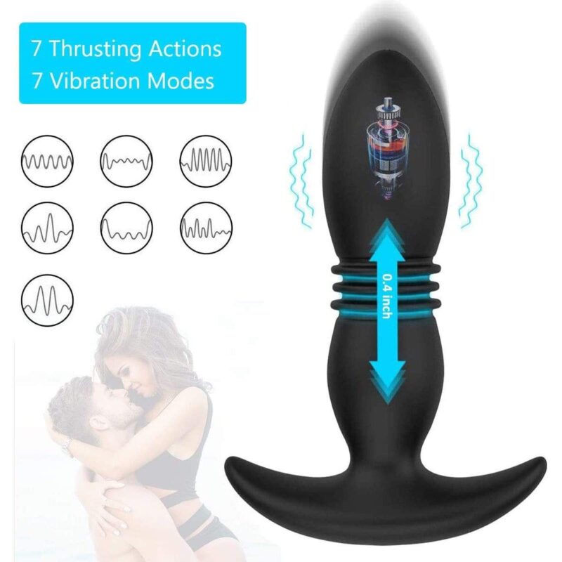 Thrusting Anal Vibrator Prostate Massager - Image 2