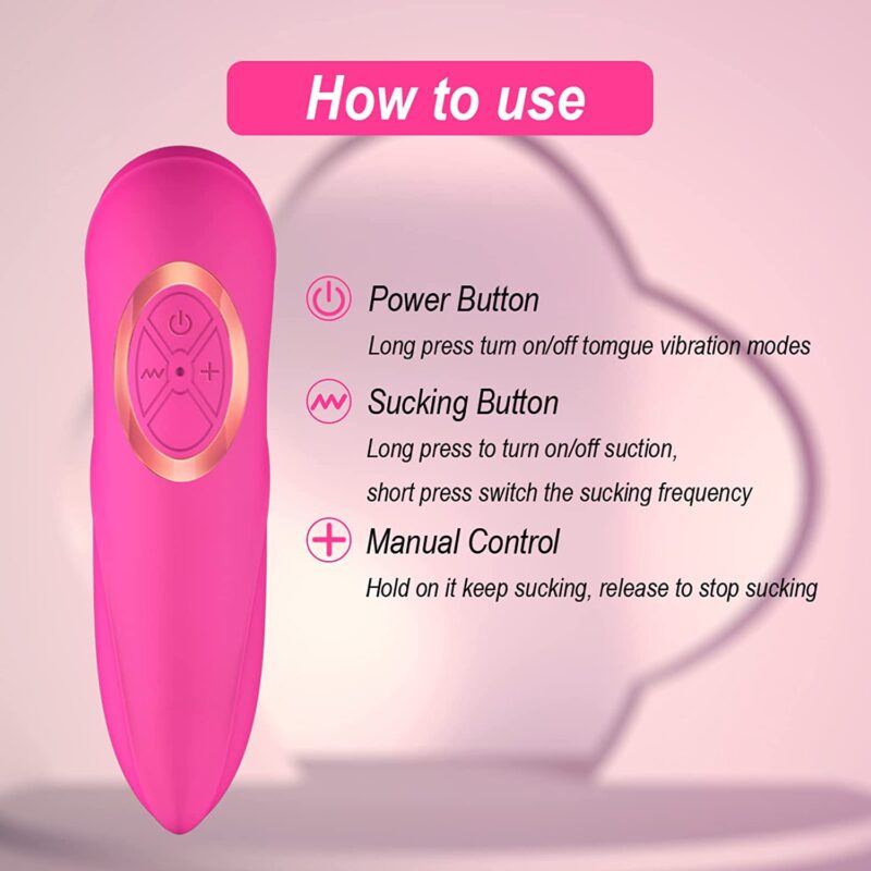Clitoral Sucking Vibrator With 8 Sucking & 5 Licking Vibrating Modes - Image 6