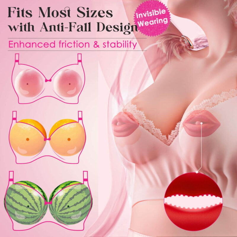 Nipple Clamps Lips Kiss Vibrator Sex Toy - Image 4