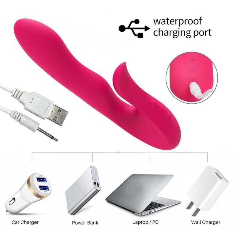 Rabbit Vibrator Vagina G spot Clitoris Stimulator Vibrating Massager - Image 4