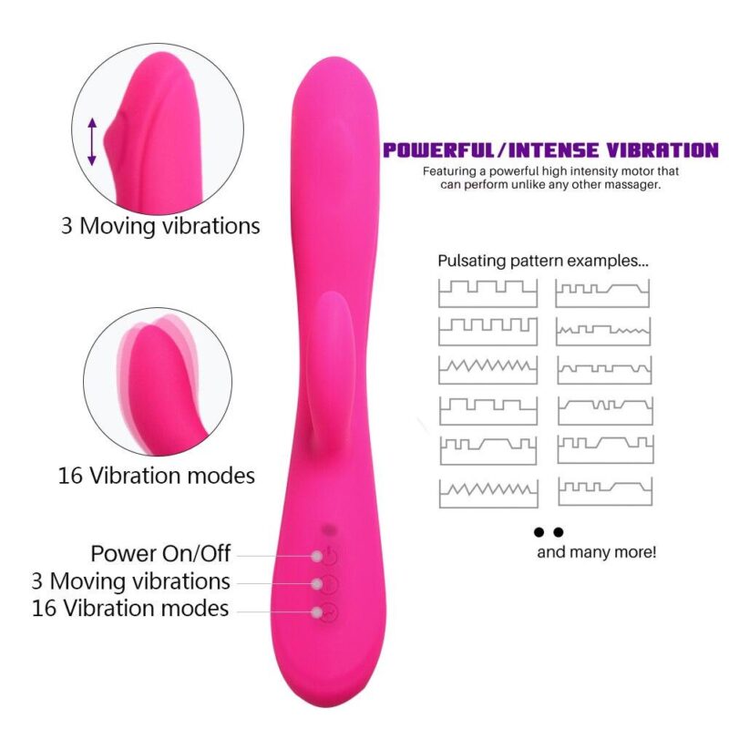 LEVETT 16*3 Vibration Mode Dildo Vibrators Sex Toys For Women G Spot Clitoris Stimulate consolador wibrator Wand Massager Femme - Image 2