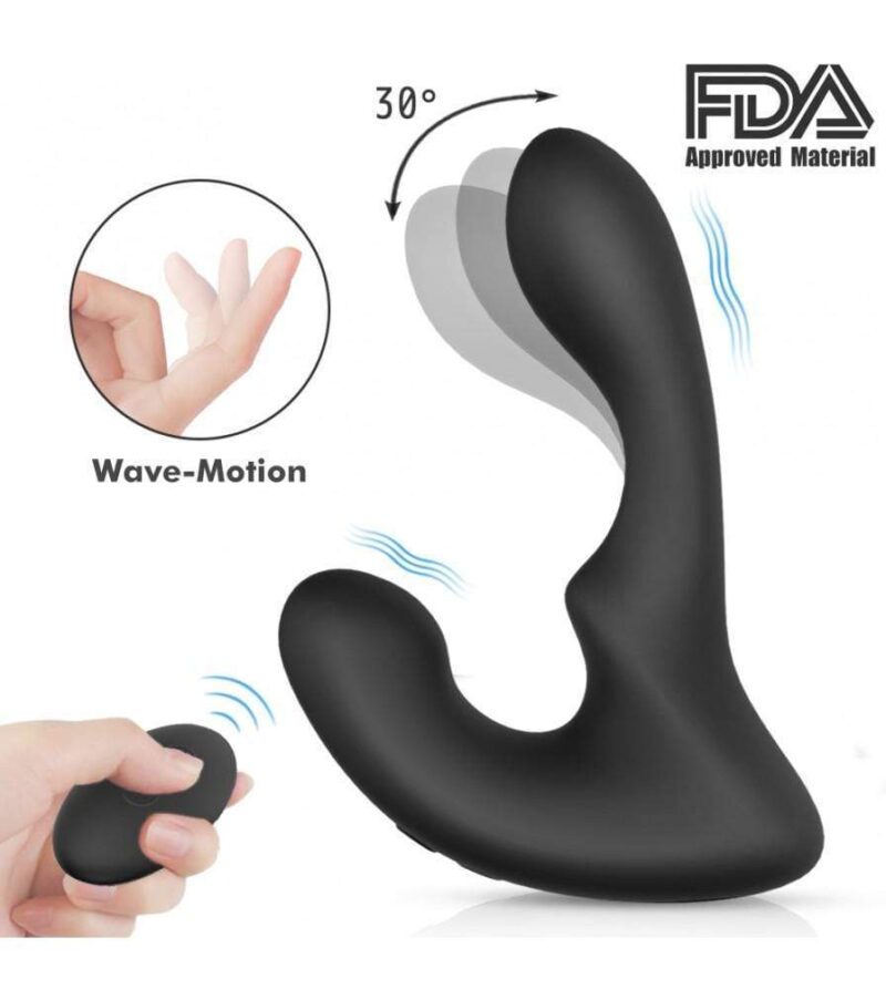 9 Vibrating Double Motor 30° Wave-Motion Prostate Massager - Image 2