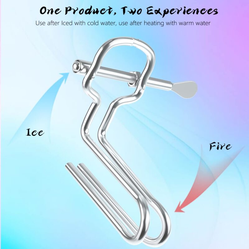 Steel Material Anal/Vaginal Expander Stainless BDSM Sex Toy for Men/Women - Image 6