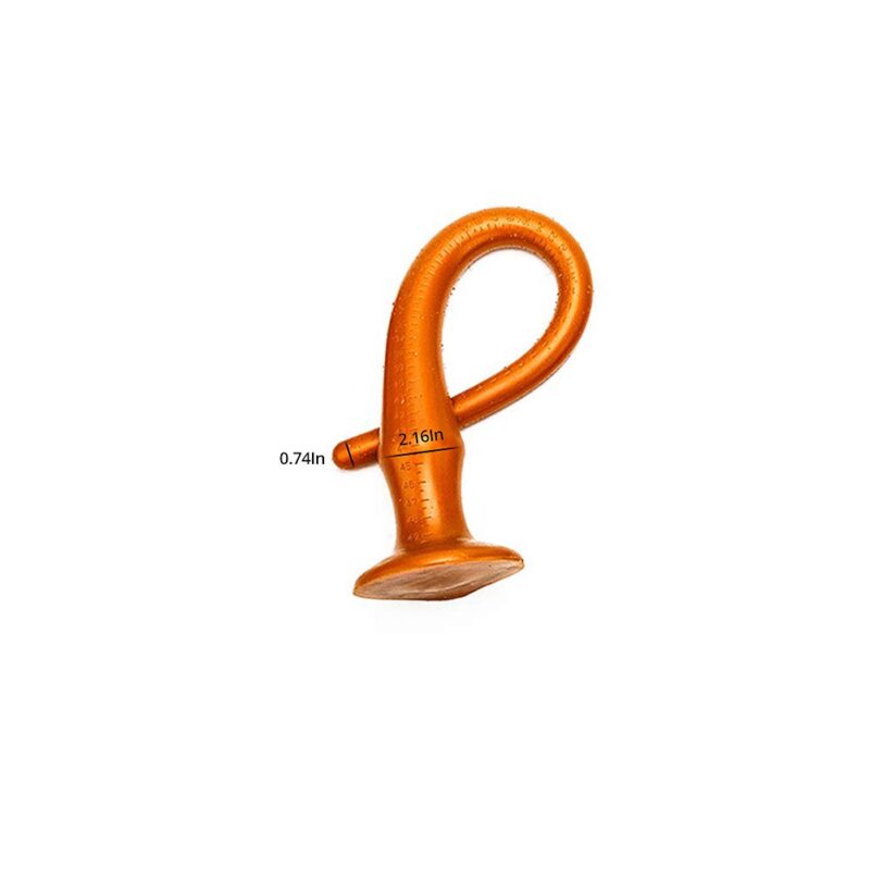 Super Long Anal Plug Dildo Flexible Liquid Silicone Butt Plug - Image 5