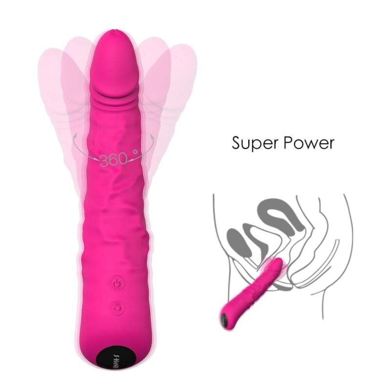 360° Rotating Realitic Dildo Vibrator - Image 2