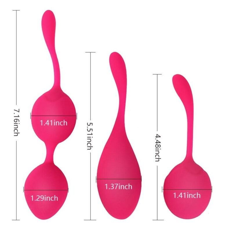 LEVETT Silicone Kegel Balls Ben Wa Ball Vaginal Tighten Exercise Egg Massager Adult Trainer Couples Sex Toys Women Sexshop femme - Image 3