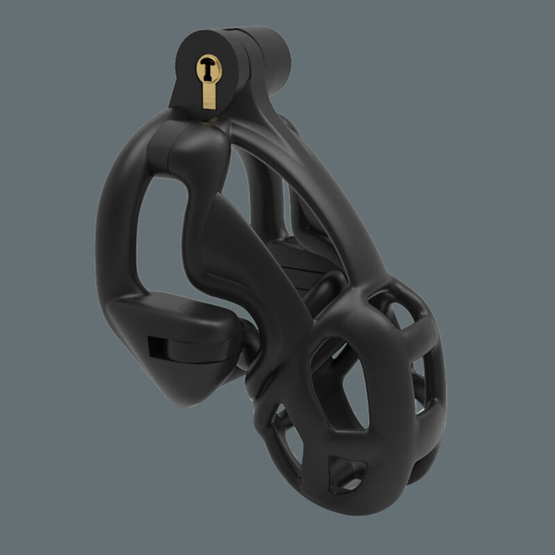 Double Lock Design Male Chastity Device - Image 4