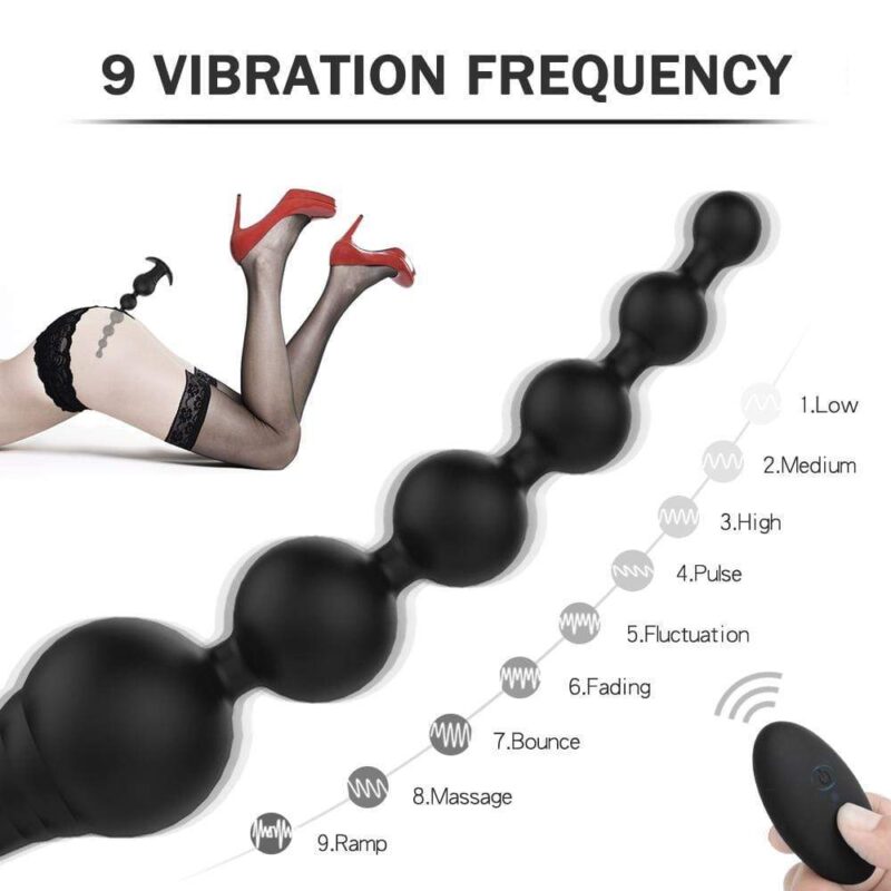S121 Vibrating Anal Beads - Image 2