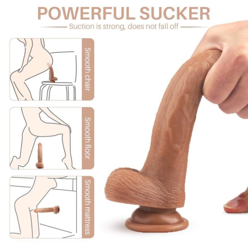 Realistic Vibrating Dildo with a Bullet - Image 7