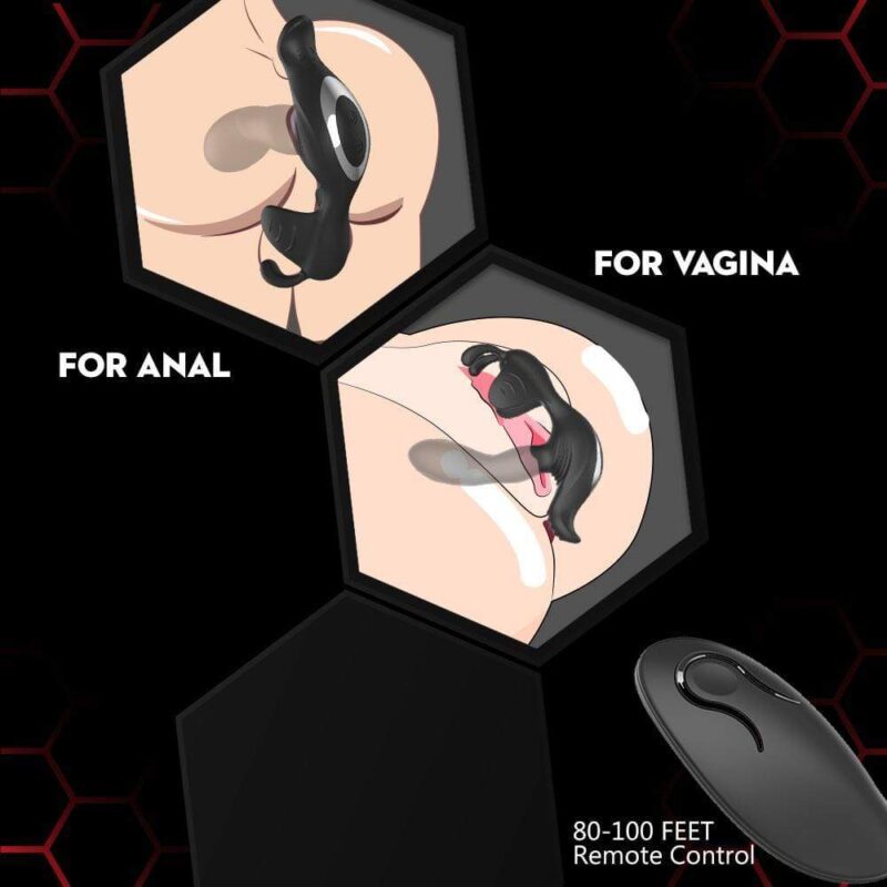 Dual Stimulation 7 Flapping Vibrating Prostate & Testicular Massager - Image 6