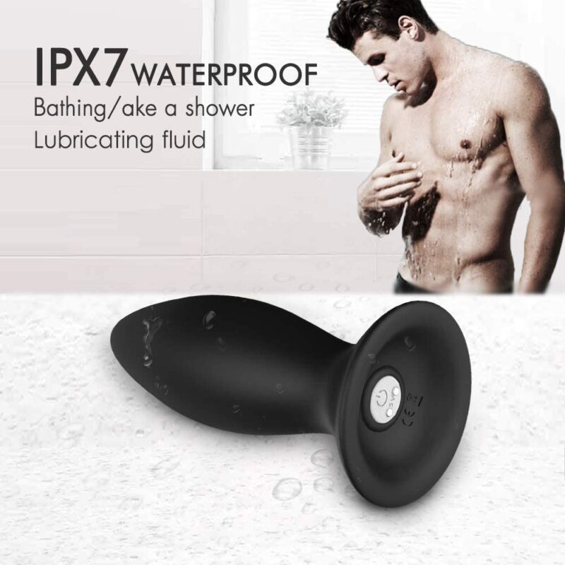 3Pcs 9 Vibrations Suction Cup Butt Plug Set - Image 5