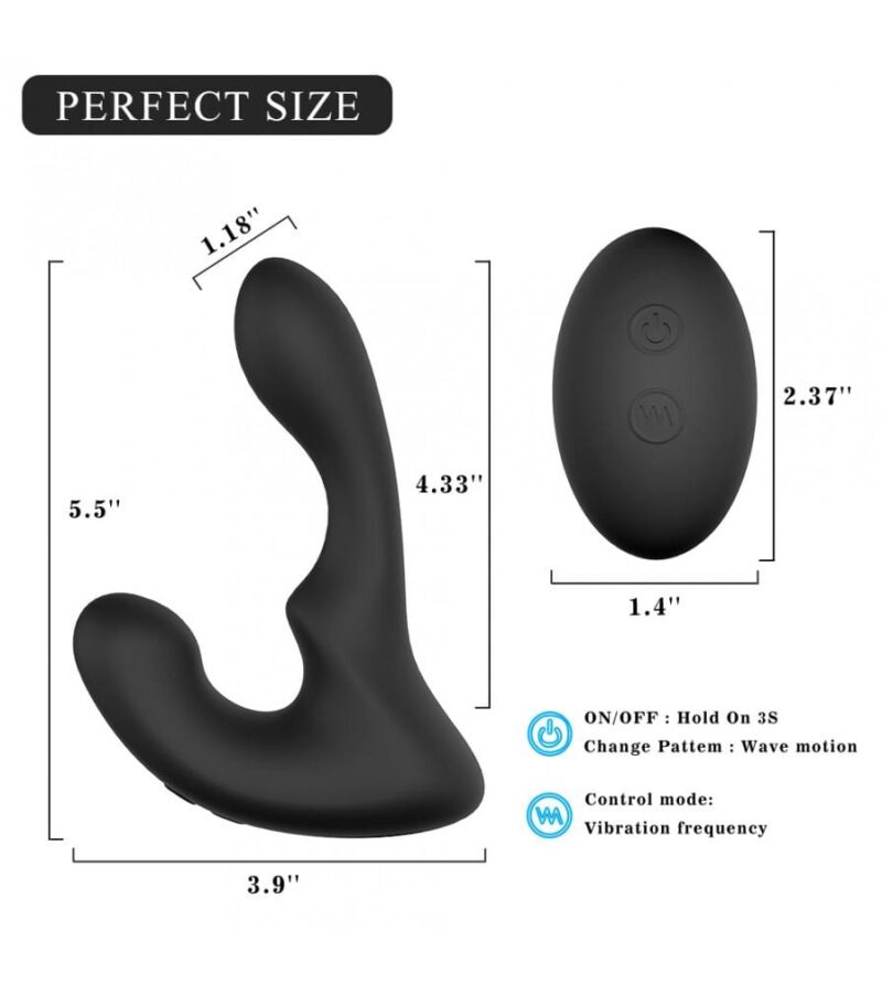 9 Vibrating Double Motor 30° Wave-Motion Prostate Massager - Image 8