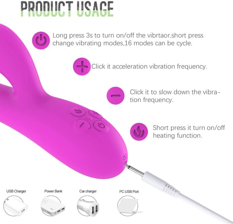 Heating G-Spot Rabbit Vibrator - Image 7