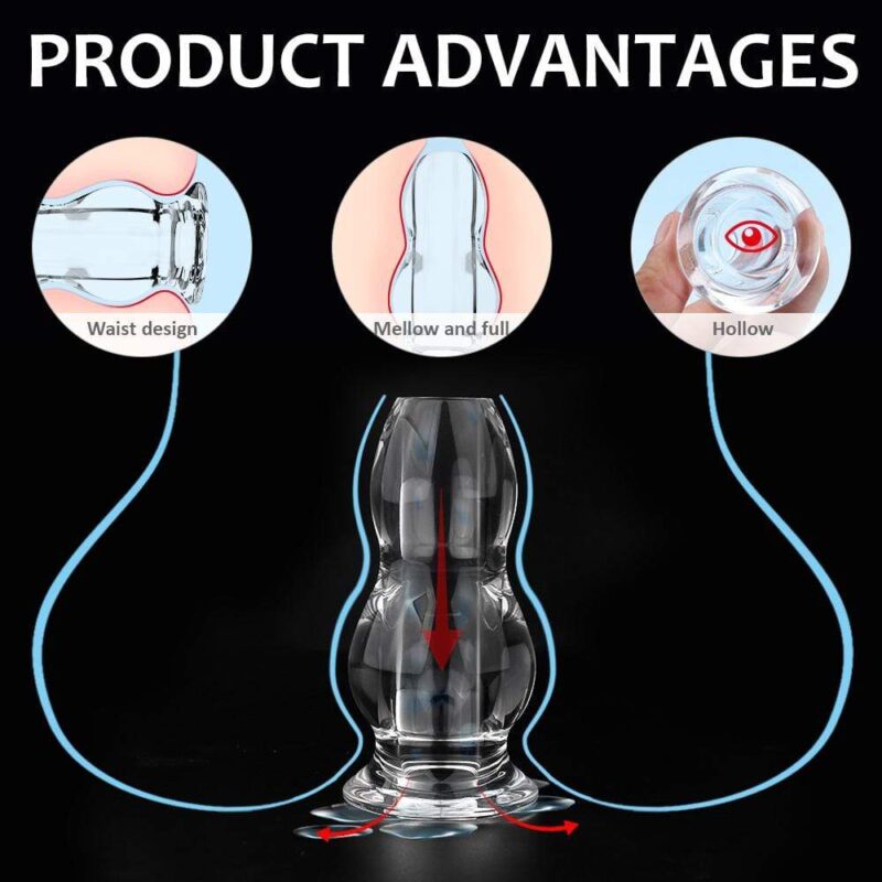 3PCs Transparent Anal Toys - Image 2