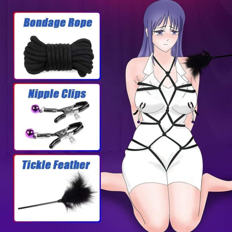 11-Piece Set Bondage Kit BDSM Toy - Image 7