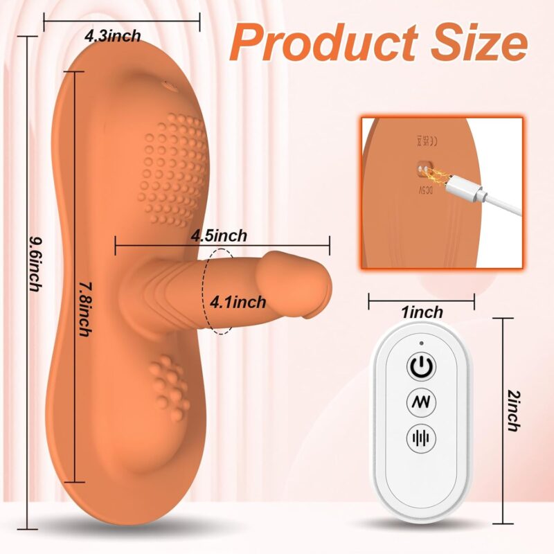 10 Vibration Modes Sit and Ride Vibrator Clit Anal G-spot Double Stimulator - Image 7