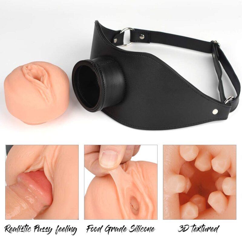 Adamfun? Gag Sex Toy | Face Pocket Pussy for Oral Sex - Image 5