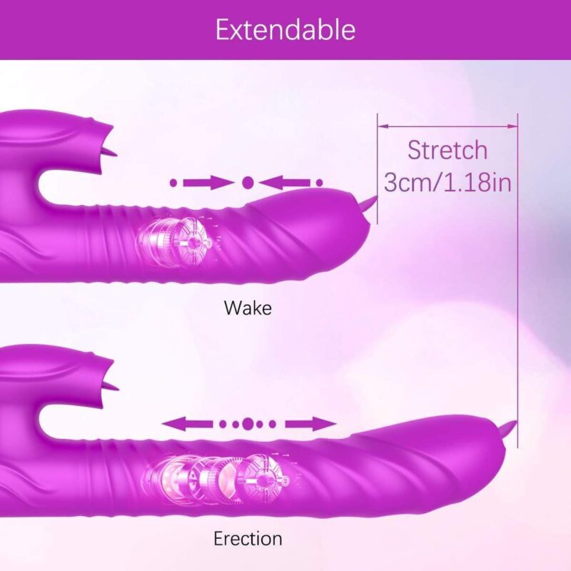 G-Spot Rabbit Vibrator Vibrating Dildo - Image 3
