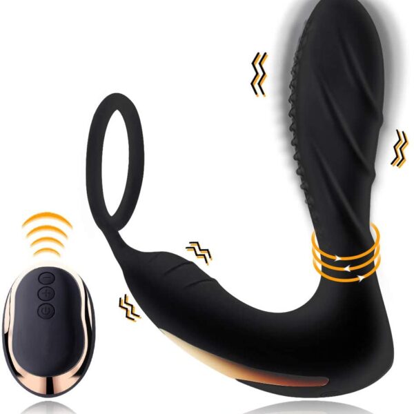 Anal Vibrator with Penis Ring