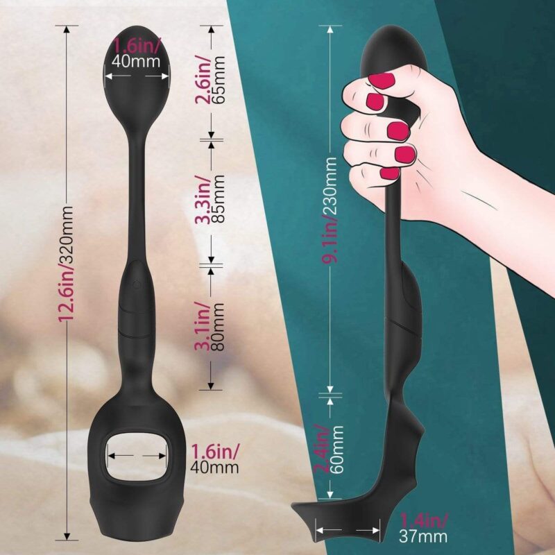 PERLE Cock Ring With an Anal Vibrator - Image 7
