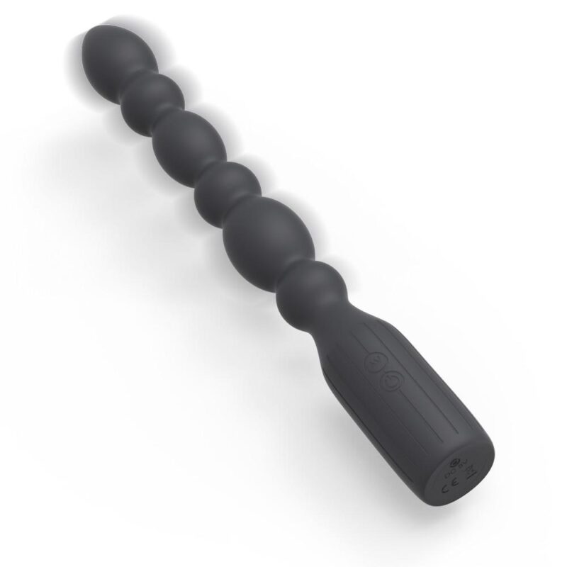 10 Vibration Different Beads Plug Manual Anal Vibrator - Image 2