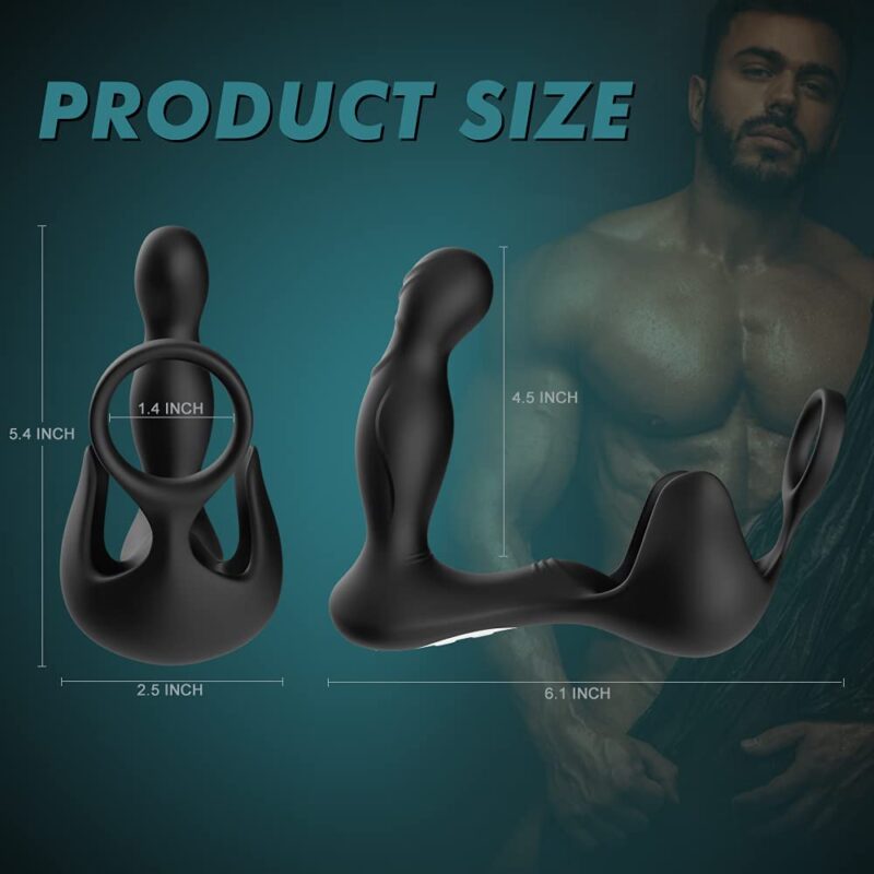 9 Vibration 3 Wiggle Motion Dual Motors Prostate Massager - Image 6