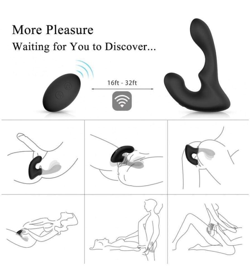 9 Vibrating Double Motor 30° Wave-Motion Prostate Massager - Image 6