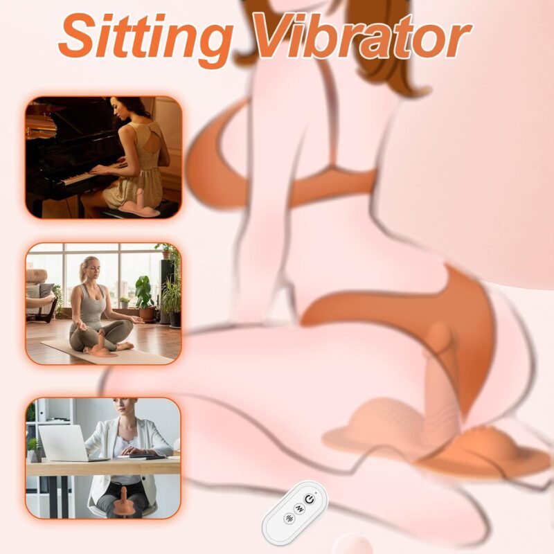 10 Vibration Modes Sit and Ride Vibrator Clit Anal G-spot Double Stimulator - Image 6