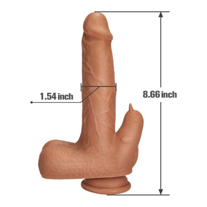 Clitoral stimulation Thrusting Didlo Heating Vibrator - Image 3